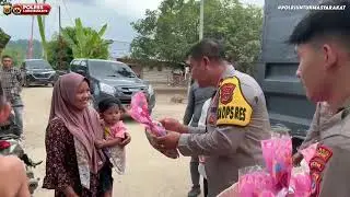 Polres Lhokseumawe Antar Bantuan Kapolres Barito Utara untuk Warga Terdampak Bencana  Riseh Teungoh