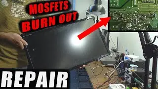 Inverter Burns Out / BenQ G2420 Monitor | REPAIR / FIX