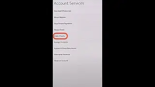 How to Order Checks from Wells Fargo app
