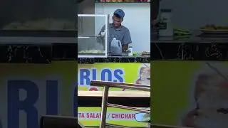 BAVARO PUNTA CANA DOMINICAN REPUBLIC 🇩🇴 STREET FOOD VENDOR CHICHARONE