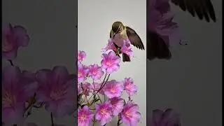 진달래꽃이 피었어요.