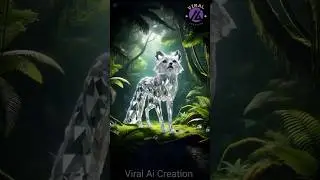 Gems Come Alive | AI Crystal Animals Collection.📽️📱 #aiart #trending #shorts