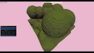 Voxel world generated on GPU - real time editable