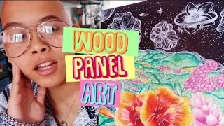 WOOD PANEL ART // Shalice Ader