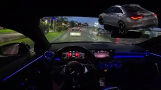 Mercedes CLA AMG dans les rues d&rsquo;Alger - POV
