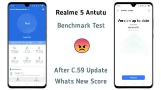 Realme 5 Antutu Benchmark Test After C.59 Update | Realme 5 October Update Antutu Benchmark Test 😠😠