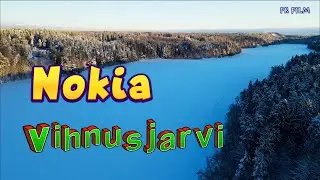 Nokia city. Vihnusj&auml;rvi / Oзеро Vihnusj&auml;rvi около города Nokia