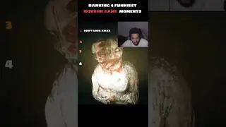 RANKING 4 FUNNIEST HORROR GAME MOMENTS👹 #ranking