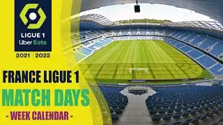 🟡 French football league 2021 / 2022 🟡 French Ligue Time Table 🟡 Ligue 1 Uber Eats