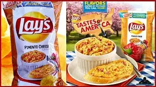 Lay's&reg; | Pimento Cheese Potato Chips Review! | Tastes of America
