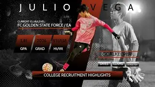 Julio Vega | Goalkeeper | Class of 2026 College Recruitment Highlights