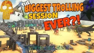 BIG troll sesh on server 18 - Ark Official servers