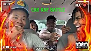 INTENSE CAR BATTLE RAP FREESTYLES  IN THE HOOD!🎙️  (WE WENT CRAZY)🔥