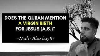 Does the Quran Mention a Virgin Birth for Jesus (a.s.)? - Mufti Abu Layth