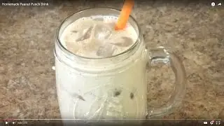 Healthy Breakfast Protein Smoothie Recipe - Peanut Punch