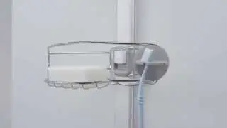 simplehuman stainless steel tension shower caddy
