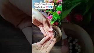 Diy Beautiful Earings Making 😍🖤🤍🌹#earingsmaking #diy  #diyearings #shortsviral #shortsfeed #shorts