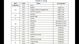 KITE VICTERS FIRST BELL CLASS TIMETABLE FOR 24/11/2020