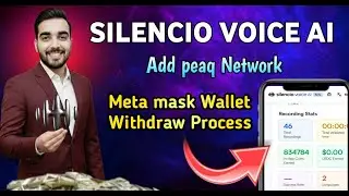 Silencio Voice Ai Add Peaq Network In Metamask | Silencio Withdraw Method