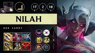 Nilah ADC vs Ashe - KR Master Patch 25.08