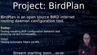 Python, BGP, OSPF and RIP (urg!) with BIRD. Unit testing BGP featureset!