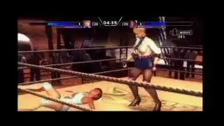 Rumble Roses. Miss Spencer vs Anasthesia xbox 360 ps 3 ps 2