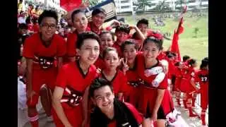宽柔中学古来分校--- 2014【红队啦啦队】运动会当天回忆录篇