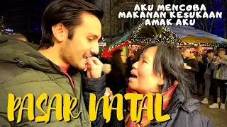 Cuci mata bersama Mamaku di Pasar Natal Jerman