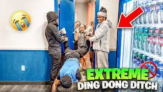 EXTREME DING DONG DITCH! *COLLEGE EDITION* (GONE WRONG)...