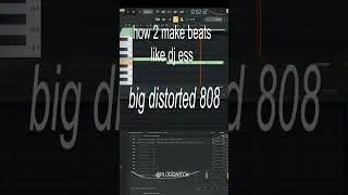 HOW 2 MAKE DJ ESS TYPE BEATS #djess #osamason #babytron #nettspend #iammusic #music #underground