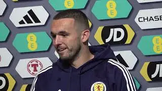 John McGinn press conference - Scotland v Poland