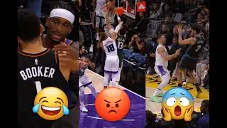 From Luka&rsquo;s Head to Booker&rsquo;s DAGGER 😳 NBA Lost Control, NBA NIGHT FUNNY & HEATED MOMENTS #lukadoncic