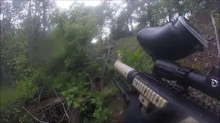 Lit Up By Angry Player/Skyline Paintball/Rocket