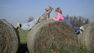 Raising a family on the farm