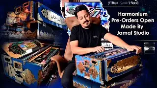 High-Quality Dark Blue Harmonium + Sampler With 792 Taals &ndash; Ready to Order | Made By Faisal Jamal