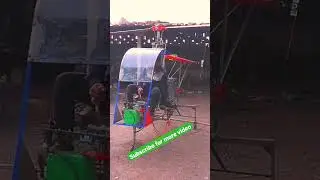 Homemade helicopter by sanjay | homemade helicopter testing with car engine | Indian made helicopter