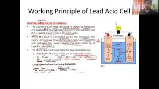 Working Principle of Lead Acid Battery : Discharging & Charging Operation
