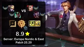 Ezreal ADC + Karma vs Swain + Shaco - EUNE Challenger - Patch 25.20