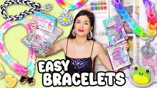 RAINBOW LOOM CHARM BRACELETS : Easy Rubber Band Jewelry Designs