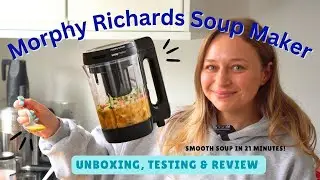 WORTH IT?! Let's find out... Unbox, test & REVIEW of the Morphy Richards SOUP Maker