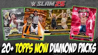 Ripping 20+ TOPPS NOW WrestleMania Diamond Packs in Topps Slam! 🔥 Legendary Pulls & Limited Cards!