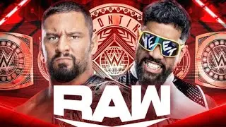 WWE 2k24 JEY USO VS. BRON BREAKKER TITTLE MATCH