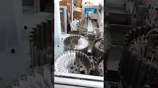 32+32 cavity spoon automatic packing solution for double mold