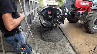 Béton fibré teinté noir