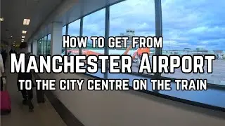 How to get Manchester Airport to Train Station? | Walking Tour #walkthrough #travel #trending #like 