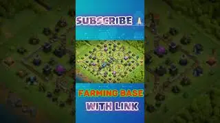 TH13 FARMING BASE WITH LINK 🔥 BEST TH13 FARMING BASE 👍🏼 SUMIT007 FARMING BASE #shorts #Coc #sumit007