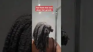 Two foods that Slow down hair growth #naturalhair #gbeyiwafaith #hairgrowth