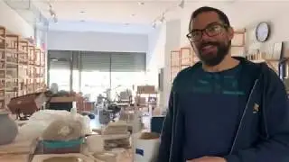 Pedro Ramirez Digging and Processing Local Clay Demo for Greenwich House Pottery