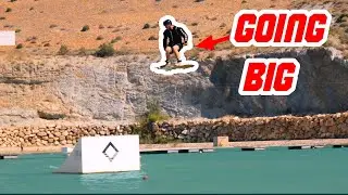 BIG AIR KICKER HITS WAKEBOARD (Euro Vlog day 4)