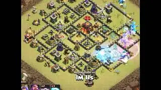 th 10  Attack / Electro dragon  Attack  = Clash of clans th10